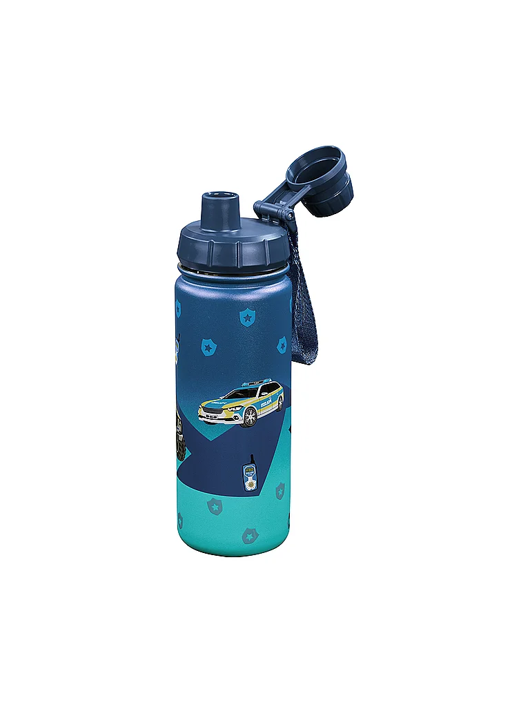 STEP BY STEP Isolierte Edelstahl Trinkflasche Police